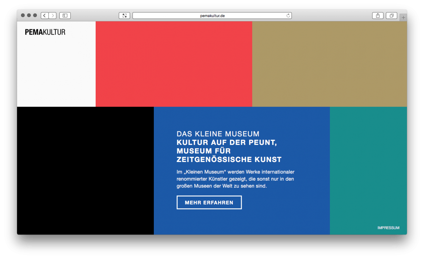 Büro Freiheit – PEMA Vollkorn-Spezialitäten – Responsive Website | Web Design | Micro-Website | Typografie Responsive Website | Web Design | Micro-Website | Typografie